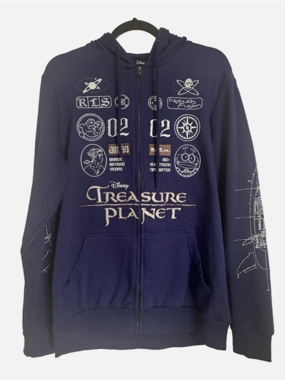 TREASURE PLANET Disney Boxlunch Hoodie Medium
